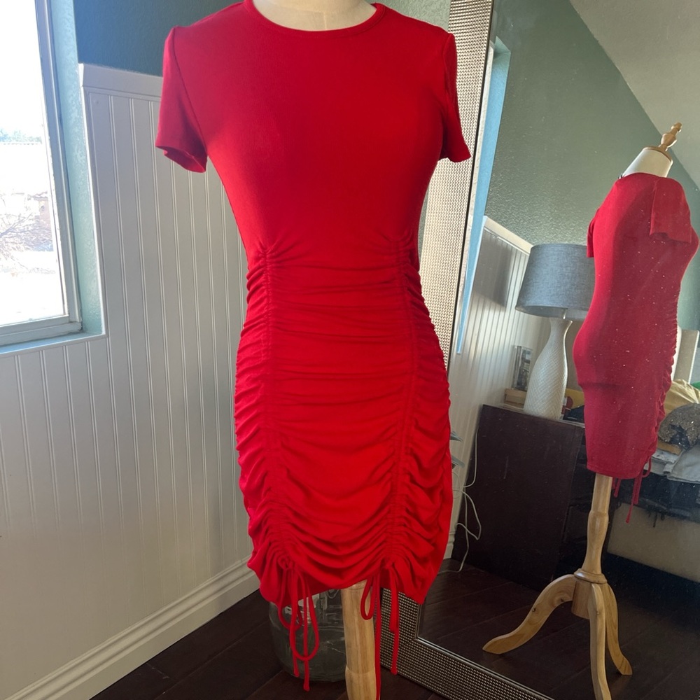String mini dress by H & M